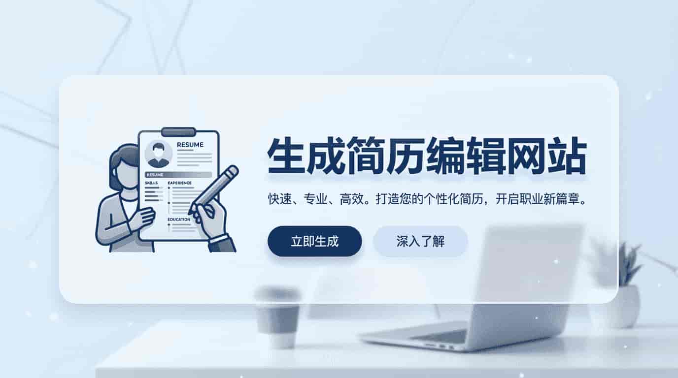 生成简历编辑网站